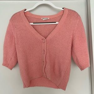 Reformation Hope Pink Cardigan